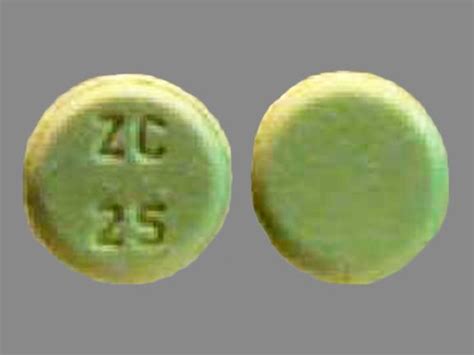 7.5 round yellow pill|round yellow tablet zc 25.